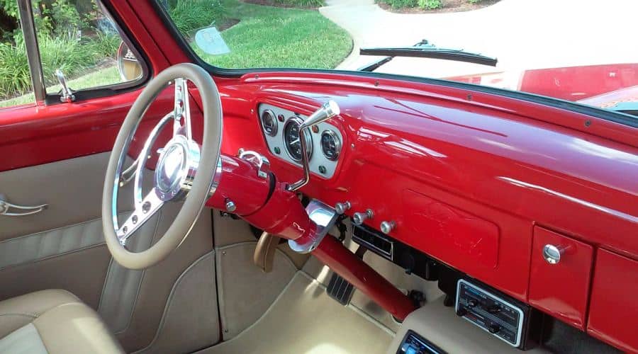 Matching Leather Wrapped Steering Wheel